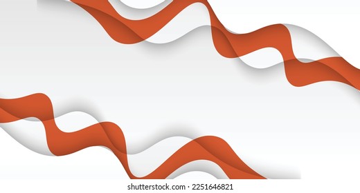 White abstract wave background illlustration template design. Vector Eps 10