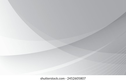 White abstract wave background. Vector illustration