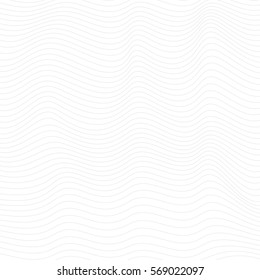 White abstract Wave lines background