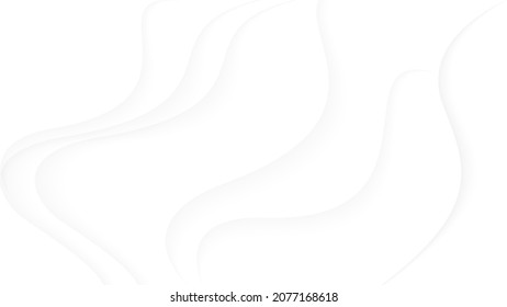 White Abstract Wave Lines Vector Seamless. Fit For Presentation Background Company, Community, Organization