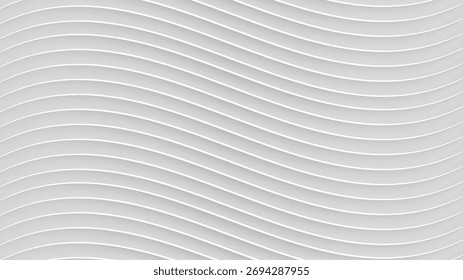Fondo ondulado Abstractas blanco de la línea. Traje para el Anuncio, el Web, el folleto, el panfleto y la presentación