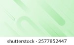 White abstract wide banner background with green geometric shapes. Minimal geometric. Modern futuristic concept. Suit for cover, header, business, presentation