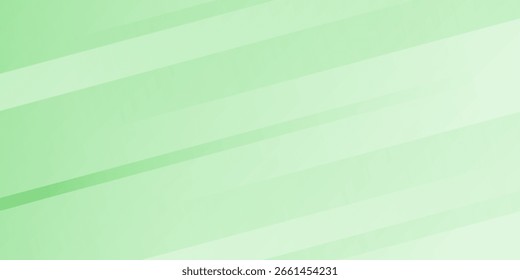 Fondo de Anuncio ancho abstracto blanco con Formas geométricas verdes. Geométrica mínima. Vector eps 10