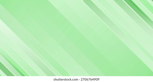 Fondo de Anuncio ancho abstracto blanco con Formas geométricas verdes. Geométrica mínima. Concepto futurista moderno. Traje para la cubierta, cabecera, negocio, presentación