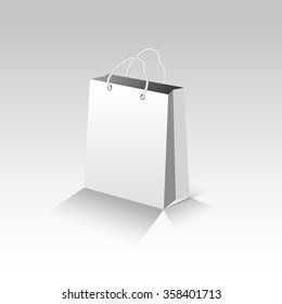 White advertiisting promotional bag