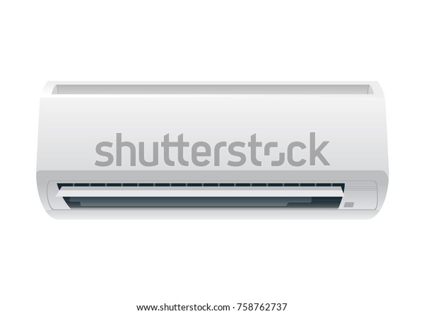 White air\
condition isolated on clear background in vector style.\
Illustration about electric equipment in\
house.