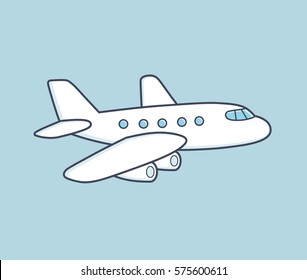 White airplane.