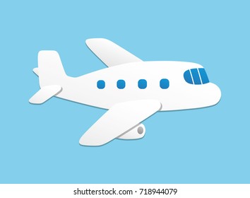 White airplane