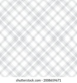 White Argyle Plaid Tartan textured pattern design suitable for fashion textiles and graphics