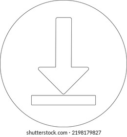 WEISSER ARROW MIT KREISENDEM HINTERGRUND, FARBIGER SCHNITT.