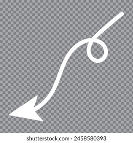 white arrow icon, white arrow isolated on white,arrow icon for your additional design needs, web app symbol direction etc