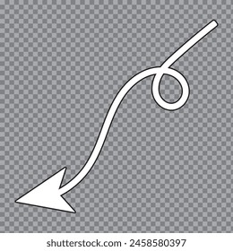 white arrow icon, white arrow isolated on white,arrow icon for your additional design needs, web app symbol direction etc