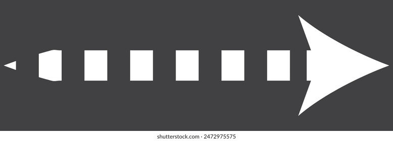 white arrow icon, white arrow isolated on white,arrow icon for your additional design needs, web app symbol direction. on black background. 7891