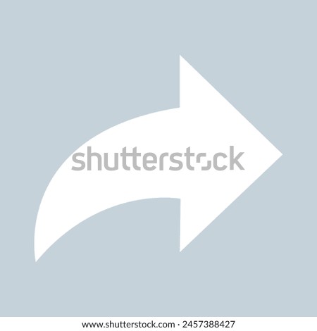 white arrow icon, white arrow isolated on different color background, arrow icon for your additional design needs, web app symbol direction etc. Vector illustration. Eps file 121.