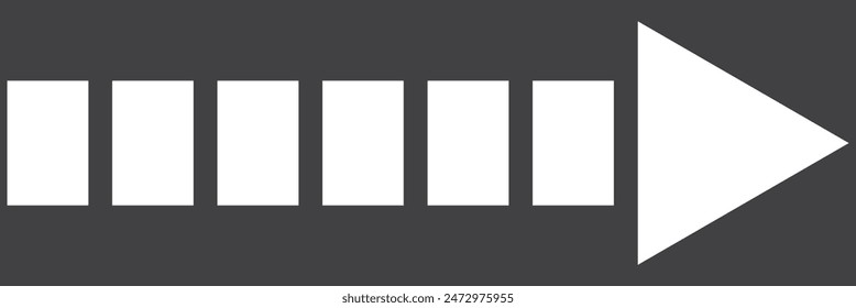 white arrow icon on white background. flat style. white arrow icon for your web site design, logo, app, UI. arrow symbol. arrow sign. 7891