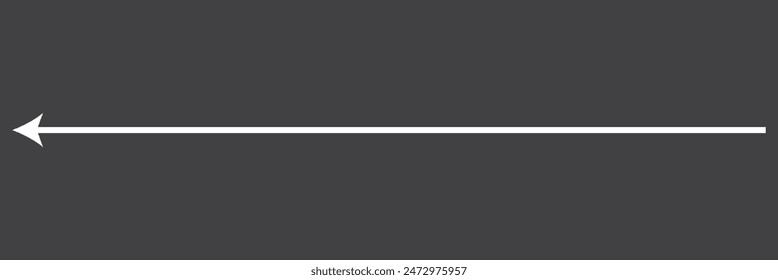 white arrow icon on white background. flat style. white arrow icon for your web site design, logo, app, UI. arrow symbol. arrow sign. 7891