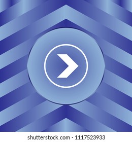 White arrow icon on blue background.