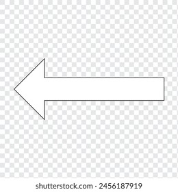 white arrow icon on transparent background. flat style. white arrow icon for your web site design, logo, app, UI. arrow symbol. arrow sign.