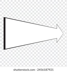 white arrow icon on transparent background. flat style. white arrow icon for your web site design, logo, app, UI. arrow symbol. arrow sign.
