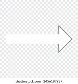 white arrow icon on transparent background. flat style. white arrow icon for your web site design, logo, app, UI. arrow symbol. arrow sign.