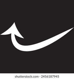 white arrow icon on transparent background. flat style. white arrow icon for your web site design, logo, app, UI. arrow symbol. arrow sign.