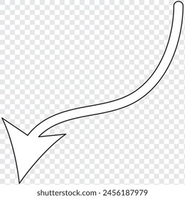 white arrow icon on transparent background. flat style. white arrow icon for your web site design, logo, app, UI. arrow symbol. arrow sign.