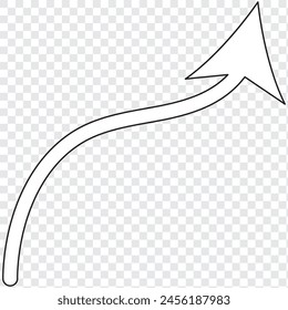 white arrow icon on transparent background. flat style. white arrow icon for your web site design, logo, app, UI. arrow symbol. arrow sign.