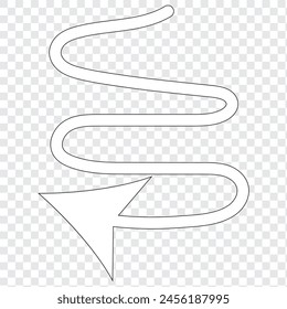 white arrow icon on transparent background. flat style. white arrow icon for your web site design, logo, app, UI. arrow symbol. arrow sign.