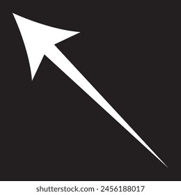 white arrow icon on transparent background. flat style. white arrow icon for your web site design, logo, app, UI. arrow symbol. arrow sign.
