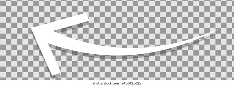 Icono de flecha blanca sobre fondo transparente. estilo plano. icono de flecha blanca para el diseño del Sitio web, logotipo, App, UI. símbolo de flecha. signo de flecha.