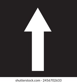white arrow icon on transparent background. flat style. white arrow icon for your web site design eps 10
