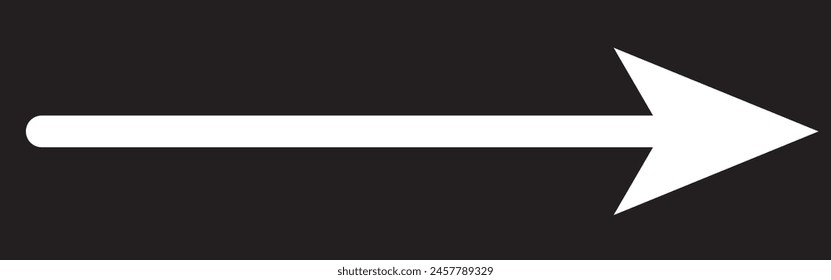 white arrow icon on transparent background. flat style. white arrow icon for your web site design, logo, app, UI. arrow symbol. arrow sign.