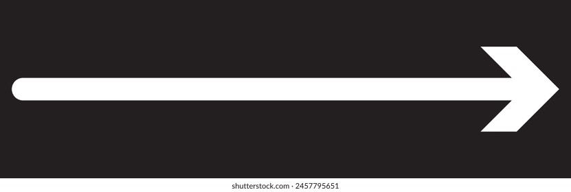 white arrow icon on transparent background. flat style. white arrow icon for your web site design, logo, app, UI. arrow symbol. arrow sign.