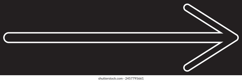 white arrow icon on transparent background. flat style. white arrow icon for your web site design, logo, app, UI. arrow symbol. arrow sign.