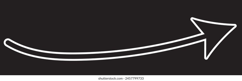 white arrow icon on transparent background. flat style. white arrow icon for your web site design, logo, app, UI. arrow symbol. arrow sign.
