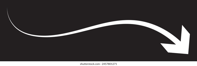 white arrow icon on transparent background. flat style. white arrow icon for your web site design, logo, app, UI. arrow symbol. arrow sign.