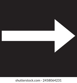 white arrow icon on transparent background. flat style. white arrow icon for your web site design, logo, app, UI. arrow symbol. arrow sign.