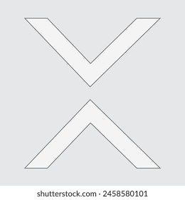white arrow icon on transparent background. flat style. white arrow icon for your web site design, logo, app.