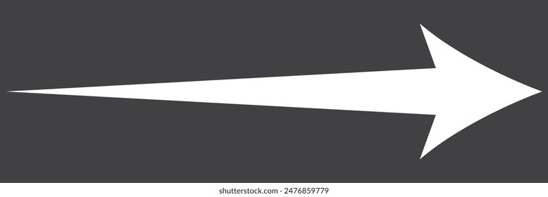 white arrow icon on transparent background. flat style. white arrow icon for your web site design, logo, app, UI. arrow symbol. arrow sign.