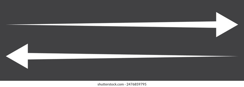 icono de flecha blanca sobre fondo transparente. estilo plano. icono de flecha blanca para el diseño del Sitio web, logotipo, App, UI. símbolo de flecha. signo de flecha.