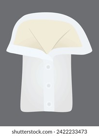 Bolso de dormir de bebé blanco. vector