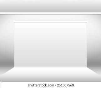 White backdrop vector background