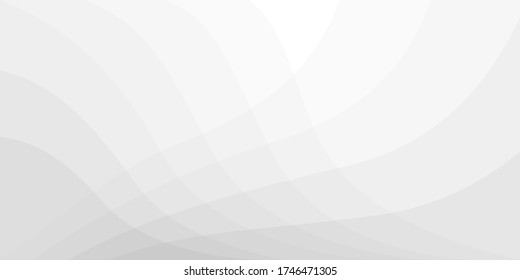 Weißer Hintergrund 3D. А bstract layered Hintergrund. Weiße Wand mit Wellen. Vector-Abbildung. Horizontales Banner.