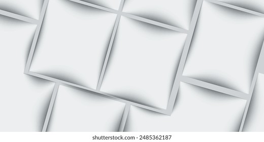 White background abstract art vector illustration with shapes