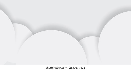 White background abstract art vector illustration with shapes. White vector presentation background for poster, banner, wallpaper. Eps10