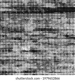 White background abstract black design. Abstract Dotted, Scratched, Vintage Effect.