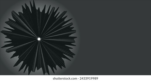 White background. Abstract circle design.