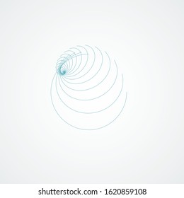 white background with abstract circles