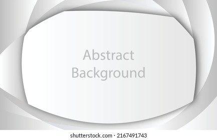 Tecnología de curva abstracta de fondo blanco de color gris moderno elegante y arte de color negro vectorial

