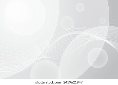 White background with abstract design